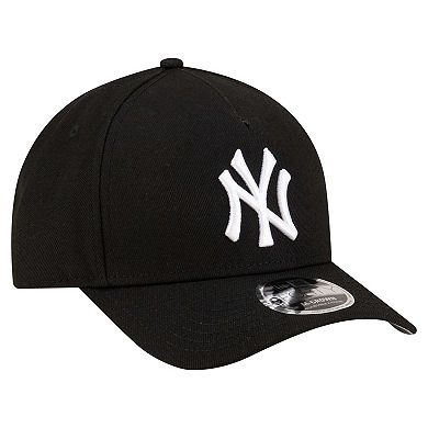 Men's New Era Black New York Yankees Player Replica 9FORTY Adjustable Hat