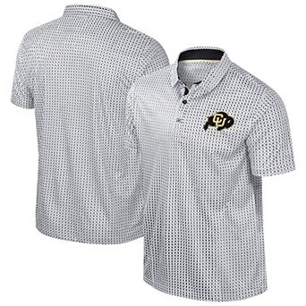 Men's Colosseum Black Colorado Buffaloes Big & Tall Marty Rival Polo