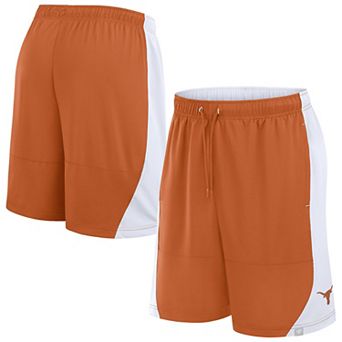 Men's Fanatics Texas Orange/White Texas Longhorns Strength Unleashed Shorts