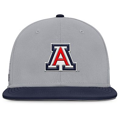 Men's Nike Gray Arizona Wildcats On-Field Dugout True Performance Fitted Hat