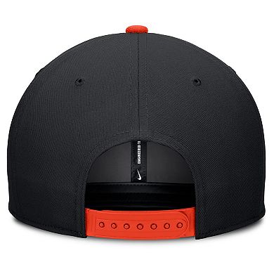 Men's Nike Black/Orange Baltimore Orioles Pro Performance Snapback Hat