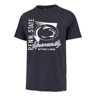 Men's '47 Navy Penn State Nittany Lions Side Arm Franklin T-Shirt