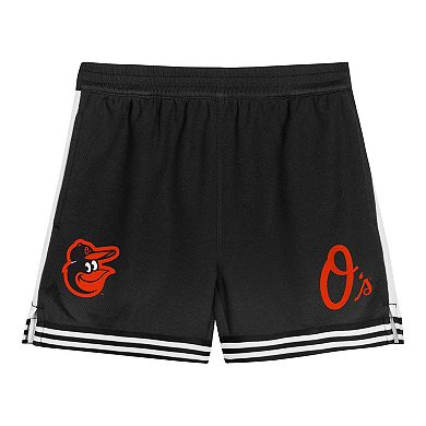 Toddler Orange/Black Baltimore Orioles Pinch Hitter Infielder T-Shirt & Shorts Set