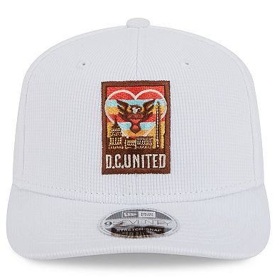 Men's New Era White D.C. United 2025 Jersey Hook 9SEVENTY Stretch-Snap Hat