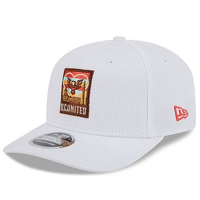 Men's New Era White D.C. United 2025 Jersey Hook 9SEVENTY Stretch-Snap Hat