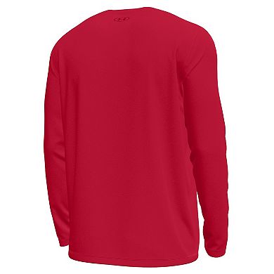 Men's Under Armour Red Utah Utes March Madness Unity Long Sleeve T-Shirt