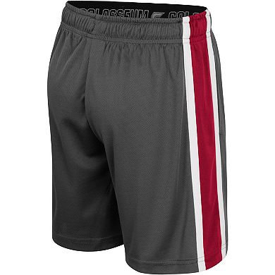 Youth Colosseum Charcoal Alabama Crimson Tide Ripple Shorts