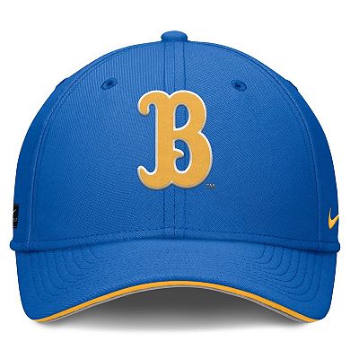 Men's Nike Blue UCLA Bruins 2025 Dugout Coaches Rise Swoosh Performance Flex Hat