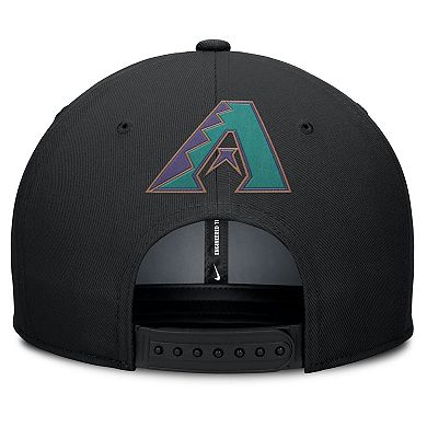 Men's Nike Gray/Black Arizona Diamondbacks Pro Performance Snapback Hat