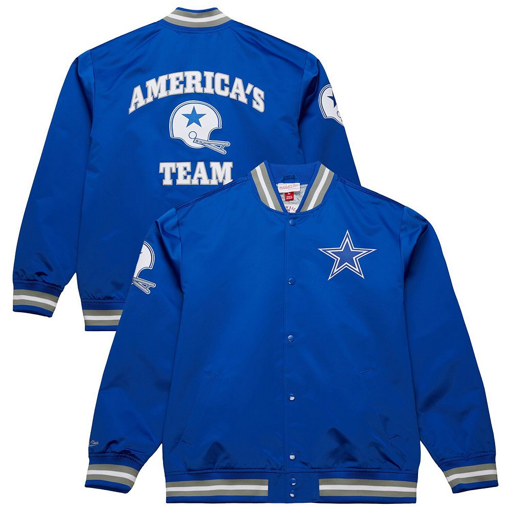 Casquette Dallas Cowboys Mitchell & Ness - Bleu Réglable - Logo Casque - Snapback
