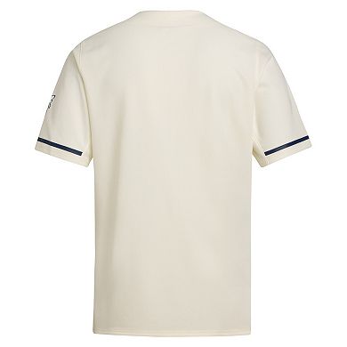 Men's adidas Cream Georgia Tech Yellow Jackets Replica Baseball Jersey