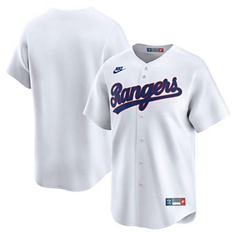 Men's Nike White Texas Rangers Throwback Cooperstown Collection Limited Jersey