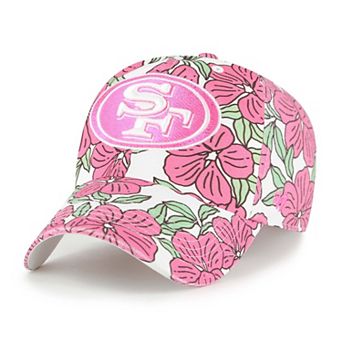 Women's '47 White San Francisco 49ers Florentina Clean Up Adjustable Hat