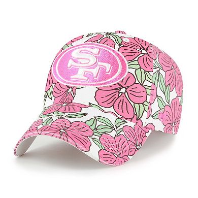 Women's '47 White San Francisco 49ers Florentina Clean Up Adjustable Hat