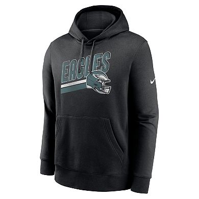 Men's Nike Black Philadelphia Eagles Club Fleece Pullover Hoodie