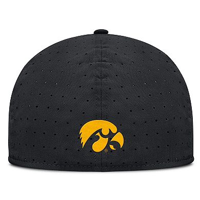 Men's Nike Black Iowa Hawkeyes Dugout True Dri-FIT Fitted Hat