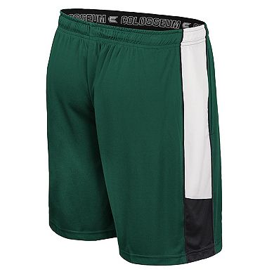 Men's Colosseum Green Michigan State Spartans Quantum Shorts