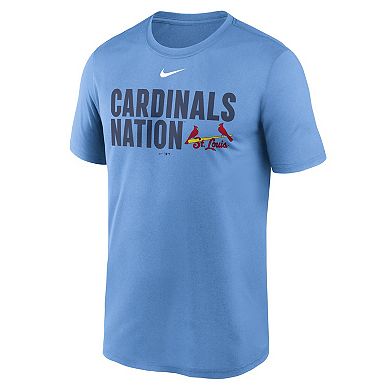 Men's Nike Light Blue St. Louis Cardinals Local Legend Performance T-Shirt