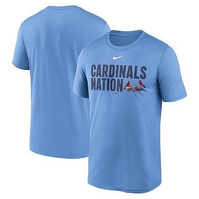 Men's Nike Light Blue St. Louis Cardinals Local Legend Performance T-Shirt