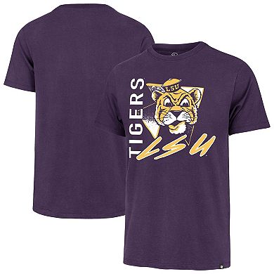 Men's '47 Purple LSU Tigers Side Arm Franklin T-Shirt