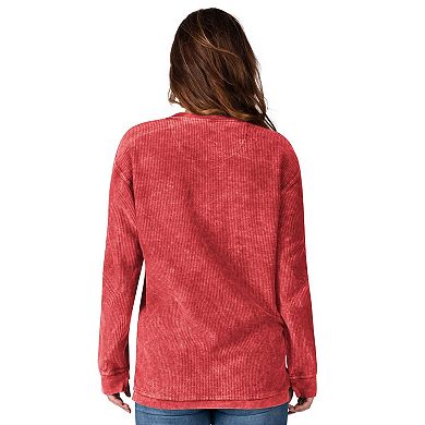 Women's G-III 4Her by Carl Banks Red St. Louis Cardinals Comfy Cord Pullover Sweatshirt