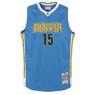 Youth Mitchell & Ness Nikola Jokic Light Blue Denver Nuggets 2016/17 Hardwood Classics Swingman Jersey