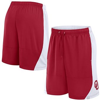 Men's Fanatics Crimson/White Oklahoma Sooners Strength Unleashed Shorts