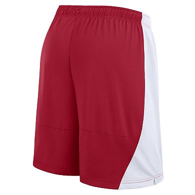 Men's Fanatics Crimson/White Oklahoma Sooners Strength Unleashed Shorts