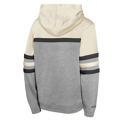 Youth��Mitchell & Ness Cream San Francisco Giants Head Coach Pullover Hoodie