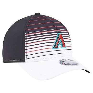 Men's New Era Black Arizona Diamondbacks Gradient 9FORTY M-Crown Adjustable Hat