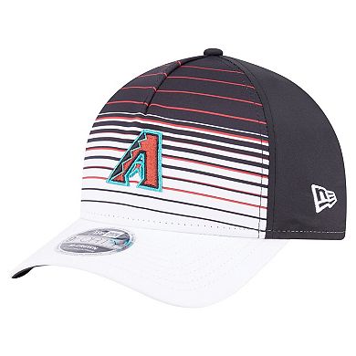 Men's New Era Black Arizona Diamondbacks Gradient 9FORTY M-Crown Adjustable Hat