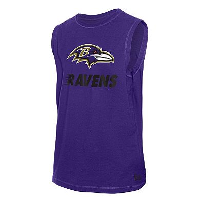 Men's New Era Purple Baltimore Ravens Leisure Collection Tank Top
