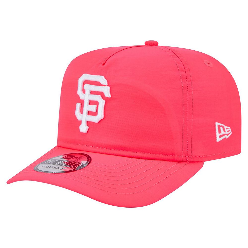 Men's New Era Pink San Francisco Giants Everyday Golfer Adjustable Hat