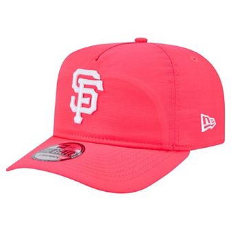 Men's New Era Pink San Francisco Giants Everyday Golfer Adjustable Hat