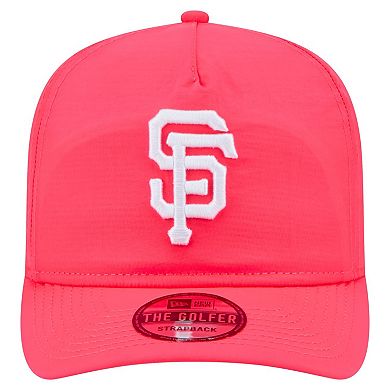 Men's New Era Pink San Francisco Giants Everyday Golfer Adjustable Hat