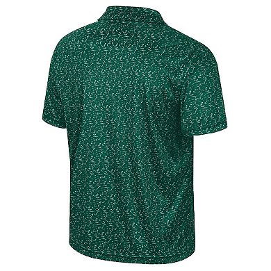 Men's Colosseum Green Michigan State Spartans Sublimated Golf Polo
