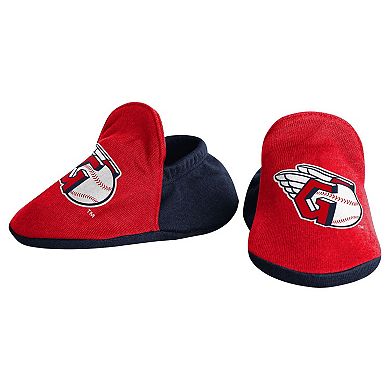 Newborn & Infant Cleveland Guardians Tied Up Bodysuit, Bib & Bootie Set