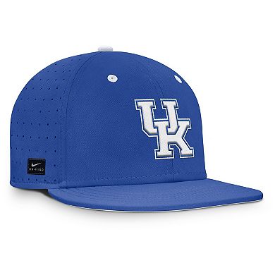Men's Nike Royal Kentucky Wildcats On-Field Dugout True Performance Fitted Hat