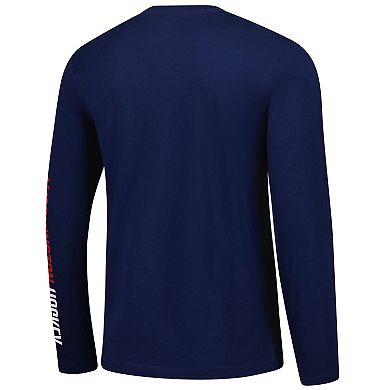 Men's Fanatics Navy Washington Capitals Long Sleeve T-Shirt