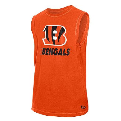 Men's New Era Orange Cincinnati Bengals Leisure Collection Tank Top