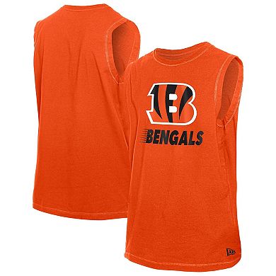 Men's New Era Orange Cincinnati Bengals Leisure Collection Tank Top