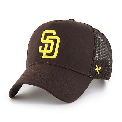 Men's '47 Brown San Diego Padres Ballpark Offside Adjustable Trucker Hat