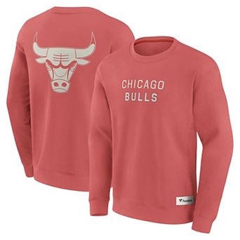 Men's Fanatics Red Chicago Bulls Elements Future Ground Lettering Pullover Sweatshirt