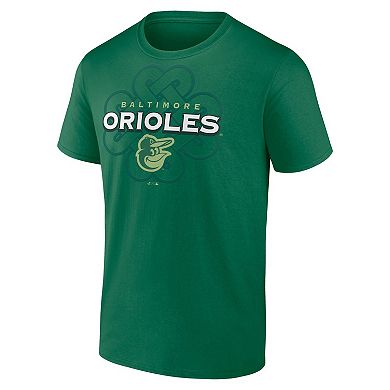 Men's Fanatics Kelly Green Baltimore Orioles Celtic Luck T-Shirt