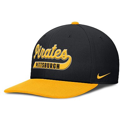 Men's Nike Black/Gold Pittsburgh Pirates Pro Performance Snapback Hat