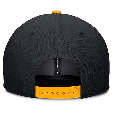 Men's Nike Black/Gold Pittsburgh Pirates Pro Performance Snapback Hat