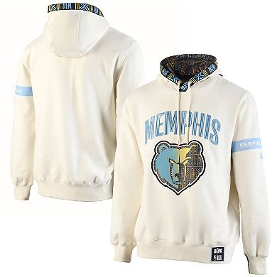 Men's NBA x Two Hype Cream Memphis Grizzlies Culture & Hoops Collection Premium Pullover Hoodie