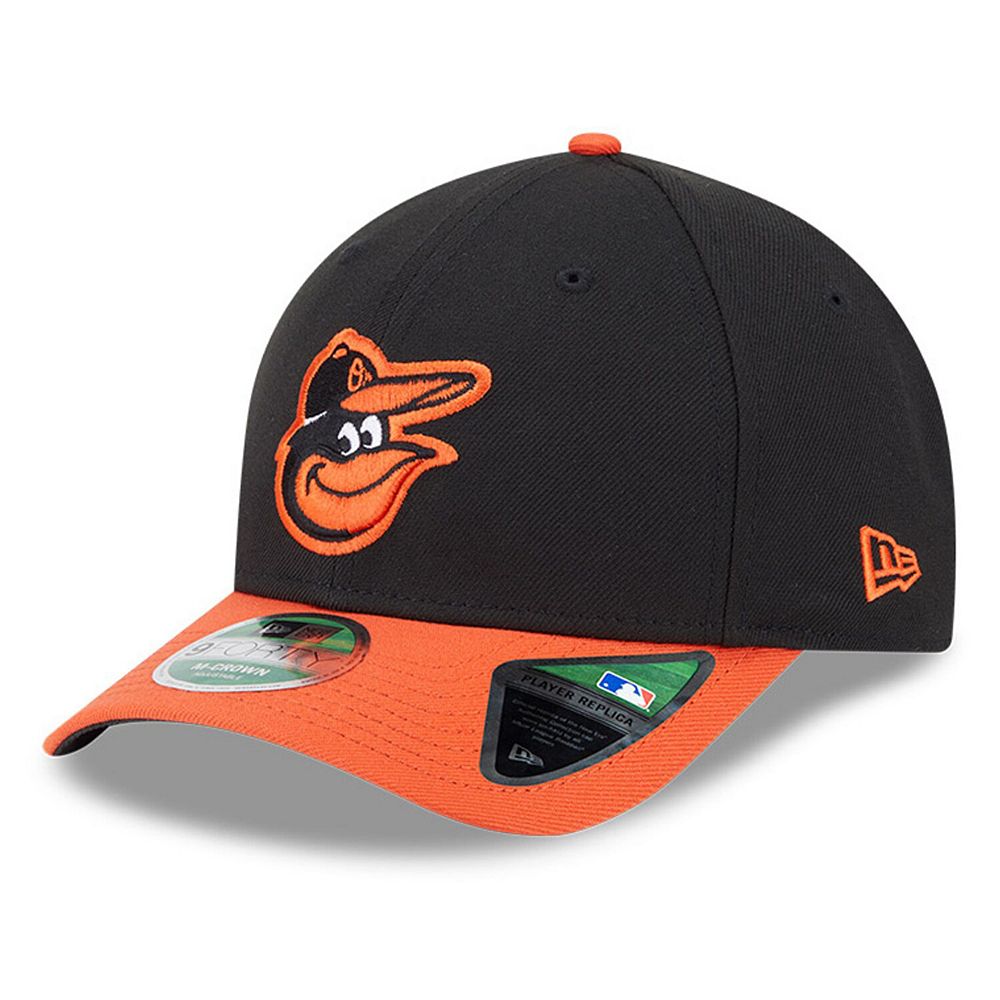 Men's New Era Black Baltimore Orioles Player Replica 9FORTY
