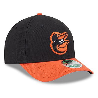 Men's New Era Black Baltimore Orioles Player Replica 9FORTY Adjustable Hat