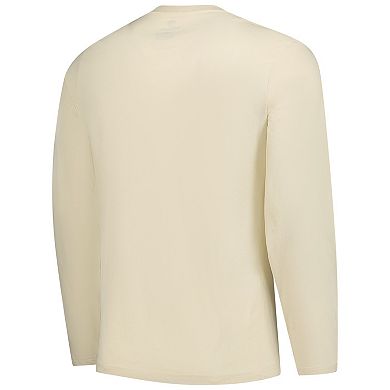 Men's Fanatics Cream Minnesota Wild Long Sleeve T-Shirt